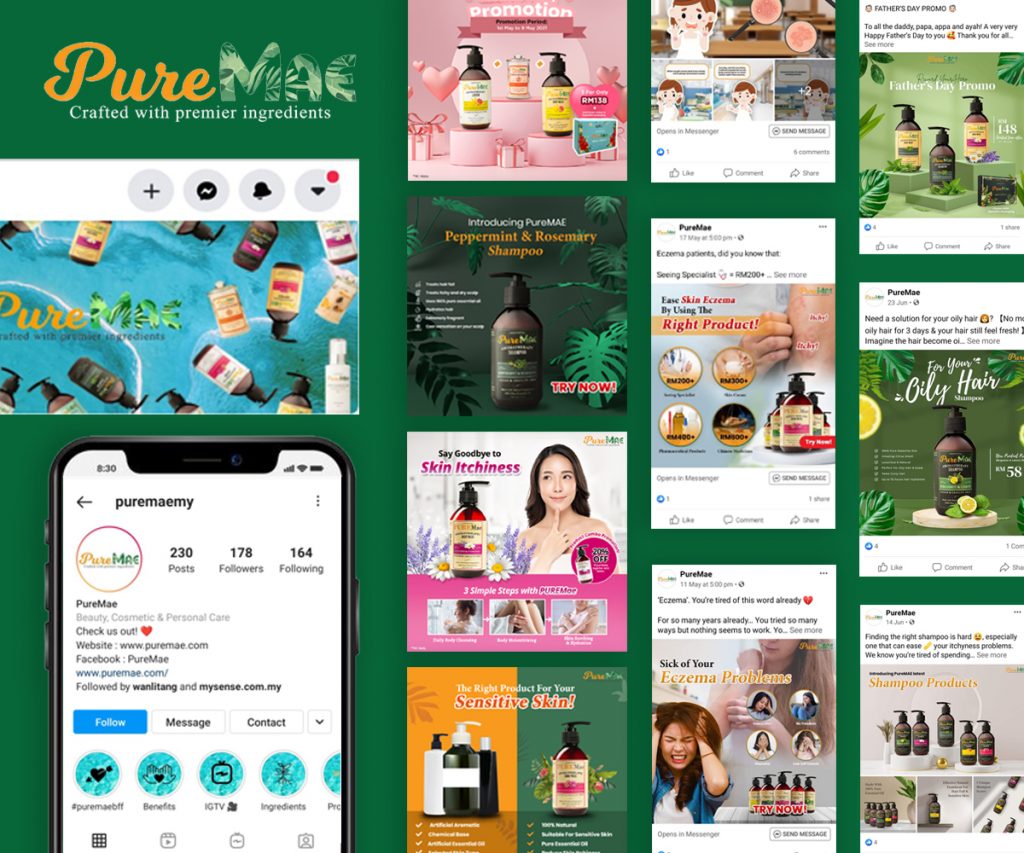 PureMae screenshot gallery | Digital Marketing Company in Malaysia - MYSense