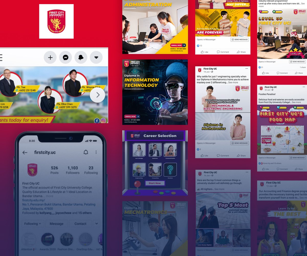 First City University portfolio | Digital Marketing Agency in Malaysia - MYSense